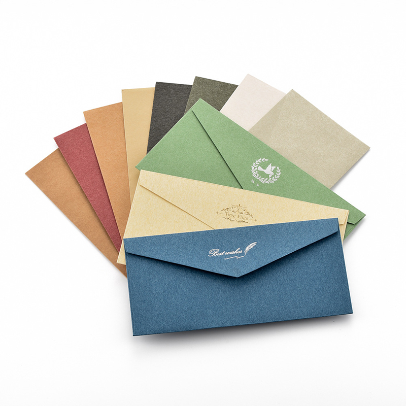 Business greeting card envelope