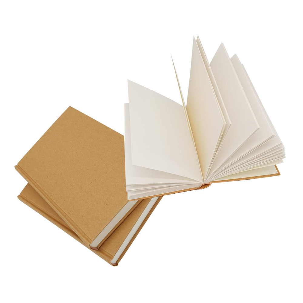 Kraft Paper Cover Blank Sketchbook Hardcover Notebook For Drawing3