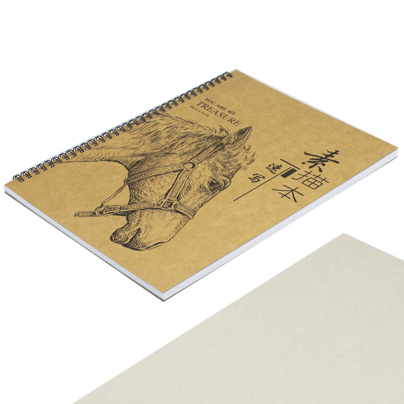 Drawing painting paper brief kraft paper sketch book a4 / a5