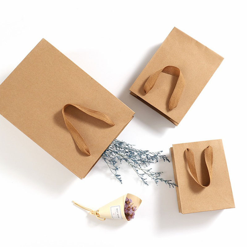 large plain white paper bags