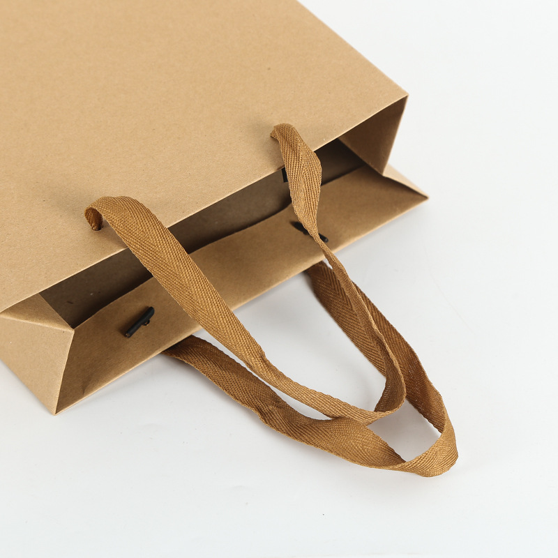 mini brown reusable brown paper bag