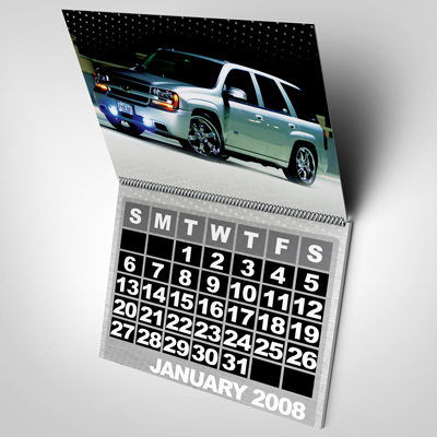 12 Month Large Wall Calendar Poster | Large Format Calendar