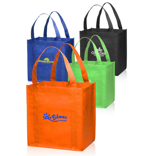 Custom Non-Woven Grocery Bags | Wholesale Shopping Totes