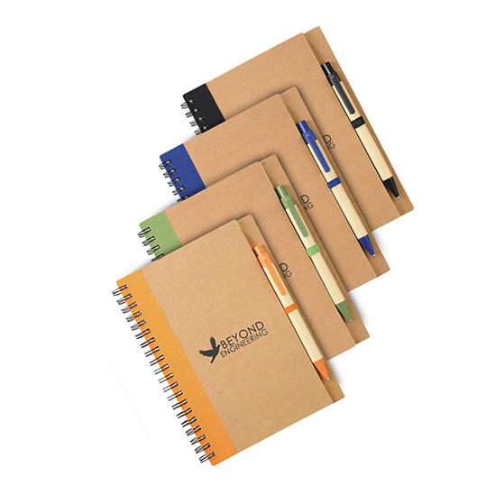 Personalized Recycled Spiral Notebooks