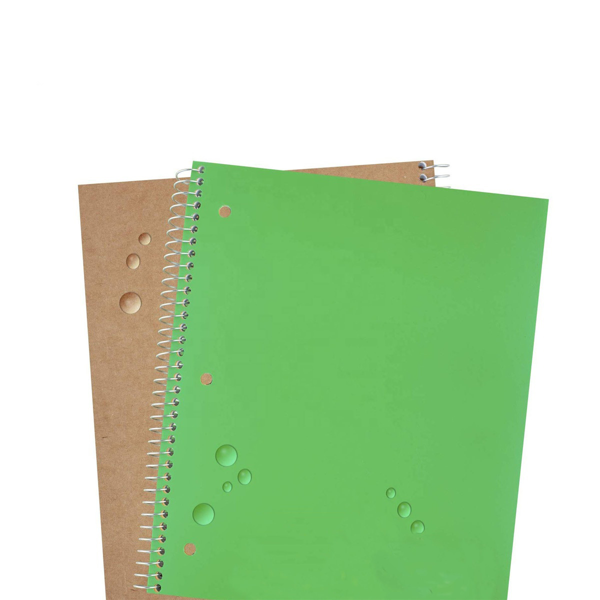 wide ruled spiral bound notebook