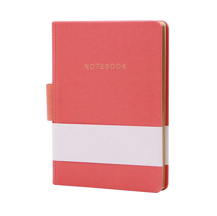 Custom Printed Leather cover Notebooks with Band | Scribble Tree