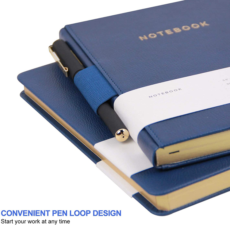 Custom Printed Leather cover Notebooks with Band | Scribble Tree
