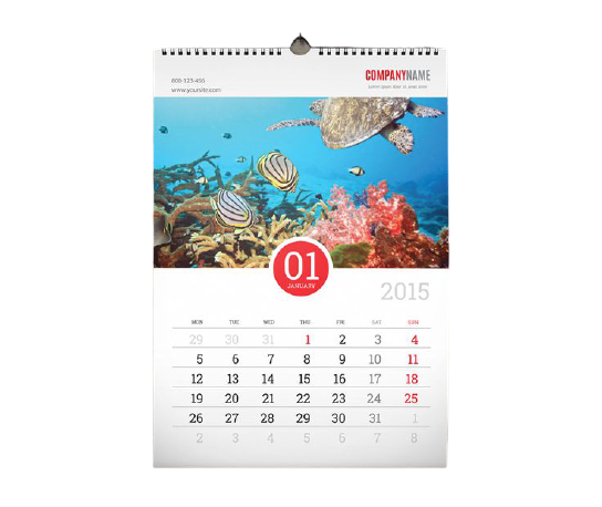 Promotion Calendars | Saddle Stitch Promotional Calendar