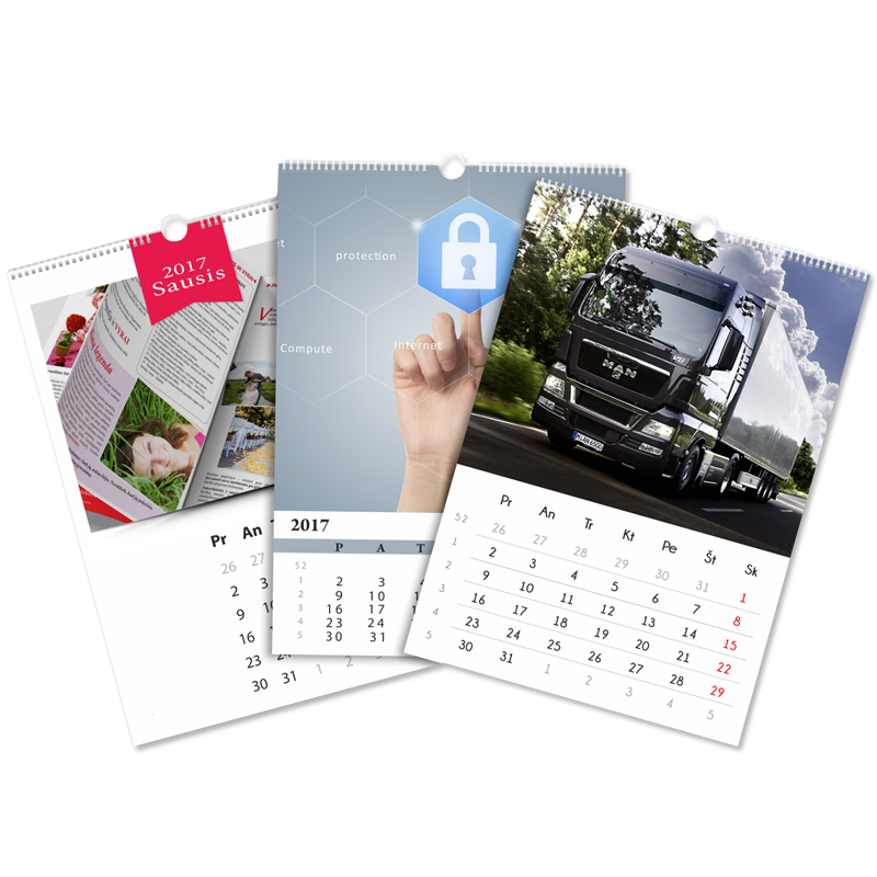 Print On Demand Calendars | Daily Calendar Printing Service