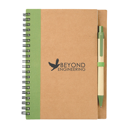 Personalized Recycled Spiral Notebooks
